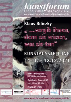 Plakat Ausstellung Klaus Biliczky