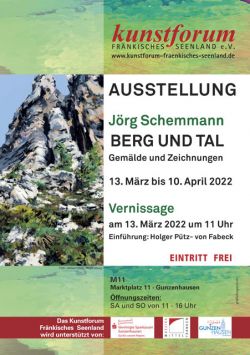 Plakat Ausstellung Jörg Scheunemann