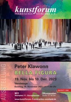 Plakat Ausstellung Peter Klawonn